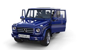 3D mercedes g class interior