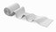 Unfolded Elastic Bandage White