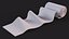 Unfolded Elastic Bandage White