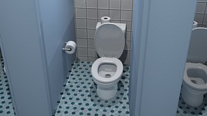 toilet 3D