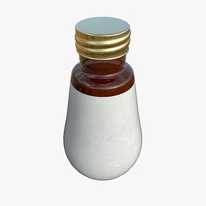 Amber Bottle 06 model