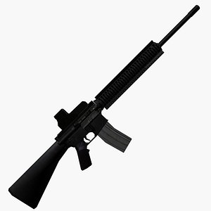 m16a4 low poly