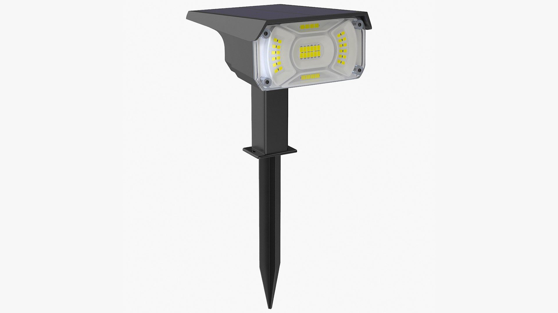 Solar Spotlight Outdoor 3D model preview