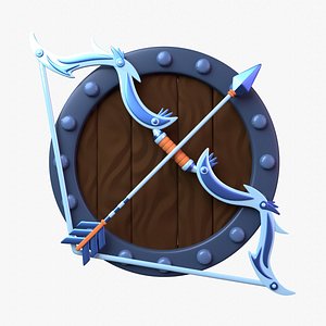 Archer Badges 3D Illustration