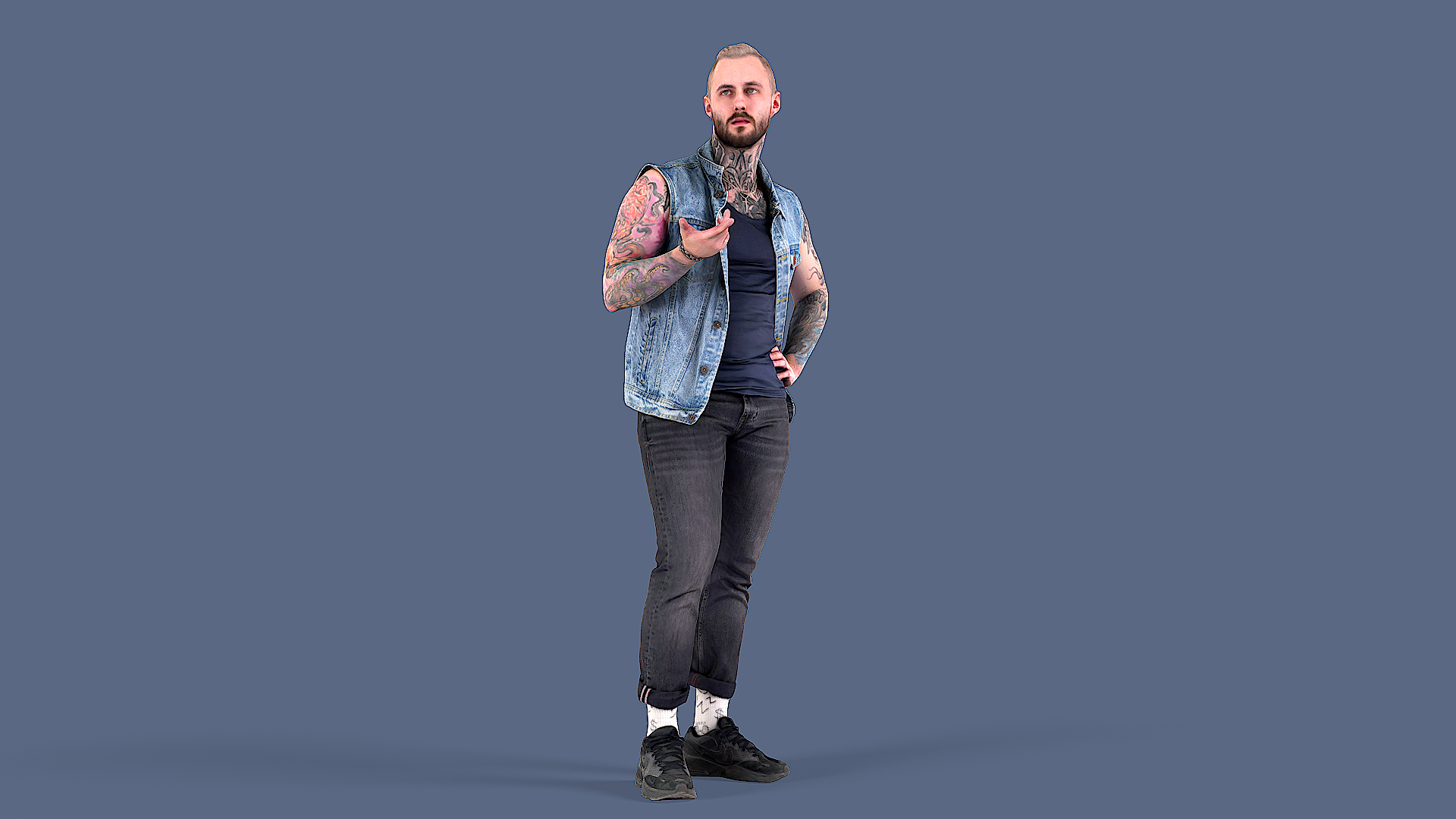 Tattooed Guy in Denim Vest 3D model https://p.turbosquid.com/ts-thumb/vT/LxZCuh/Lg/ruslan_alci93_tt/png/1643312209/1920x1080/turn_fit_q99/94a3cfcc7a6254ede2e1eb54c902e0e0f8907bfa/ruslan_alci93_tt-1.jpg