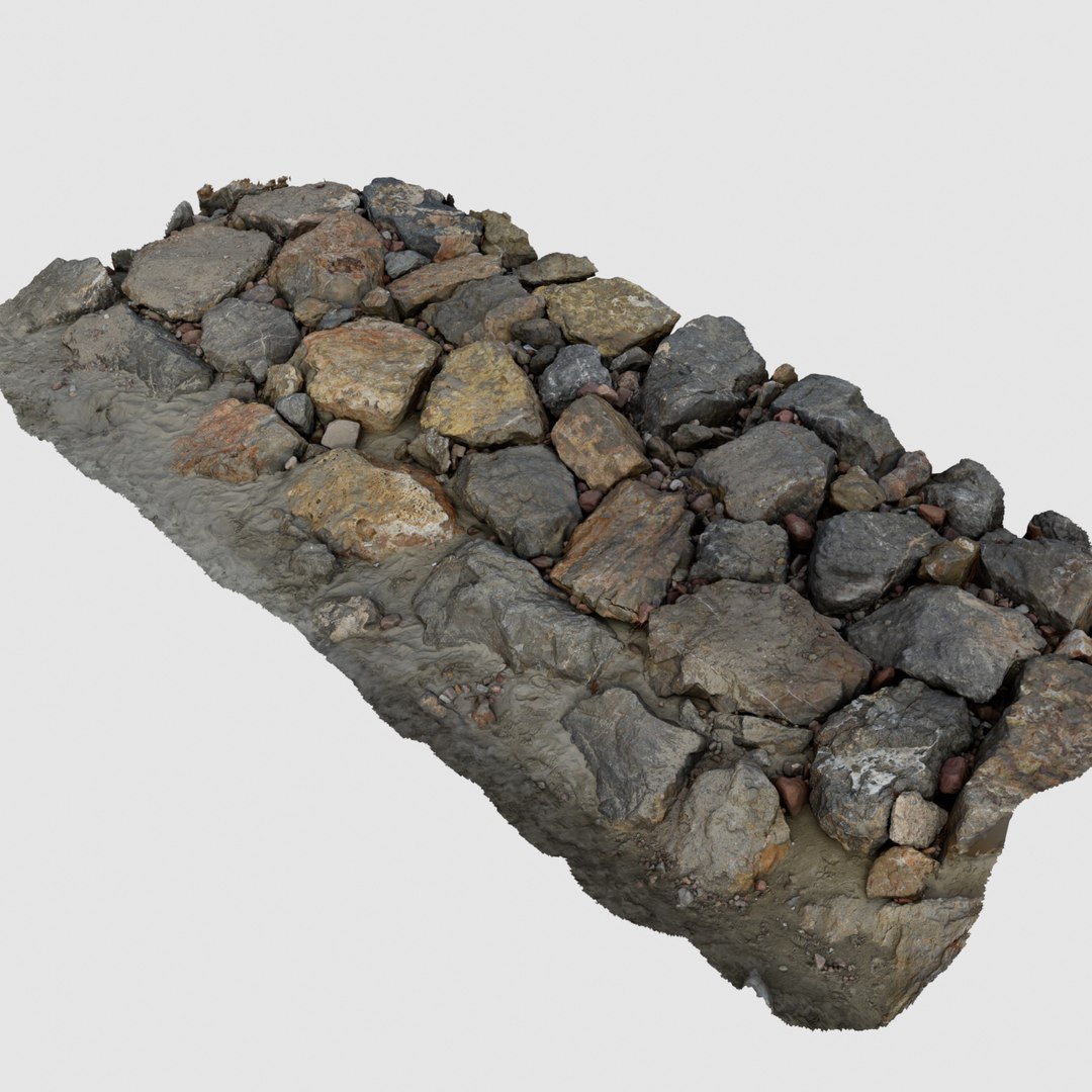3D Scan Beach Rocks Model - TurboSquid 1525109