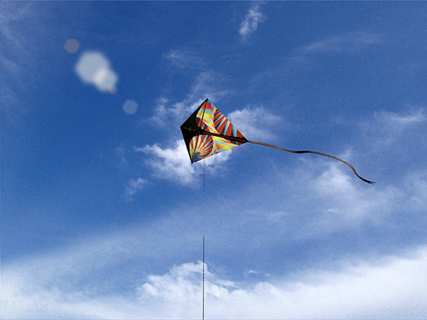 Kite Rigged 3d Model