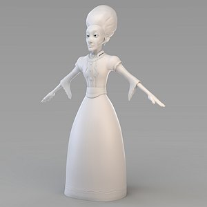 old princess 3D model