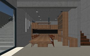 Tadao Ando - Koshino House 3D