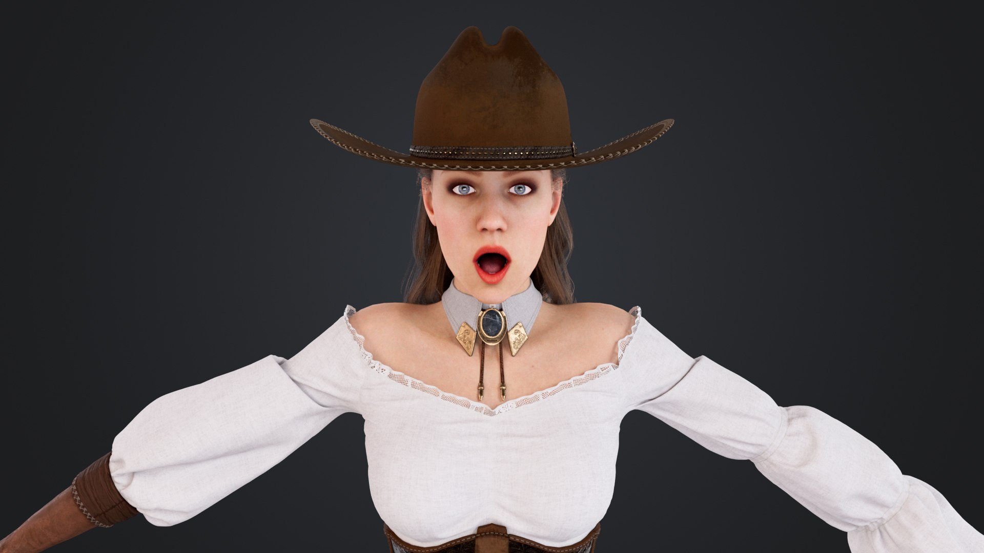 3D model Cowboy Girl https://p.turbosquid.com/ts-thumb/vT/OXrf8R/p7/cowboygirl_113/jpg/1751599976/1920x1080/fit_q87/7a224840c1a5940361d111973555960760942a3d/cowboygirl_113.jpg