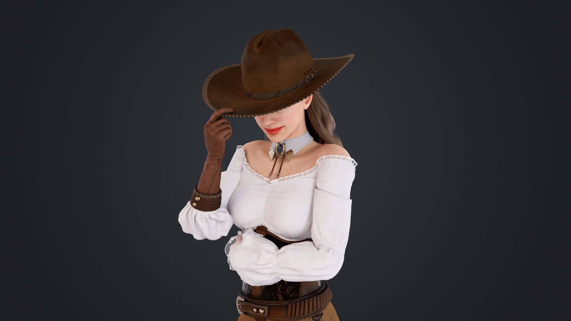 3D model Cowboy Girl https://p.turbosquid.com/ts-thumb/vT/OXrf8R/um/cowboygirl_119/jpg/1751599980/1920x1080/fit_q87/b85b296a58a39e1ac8a1fce43a208fb316d95430/cowboygirl_119.jpg