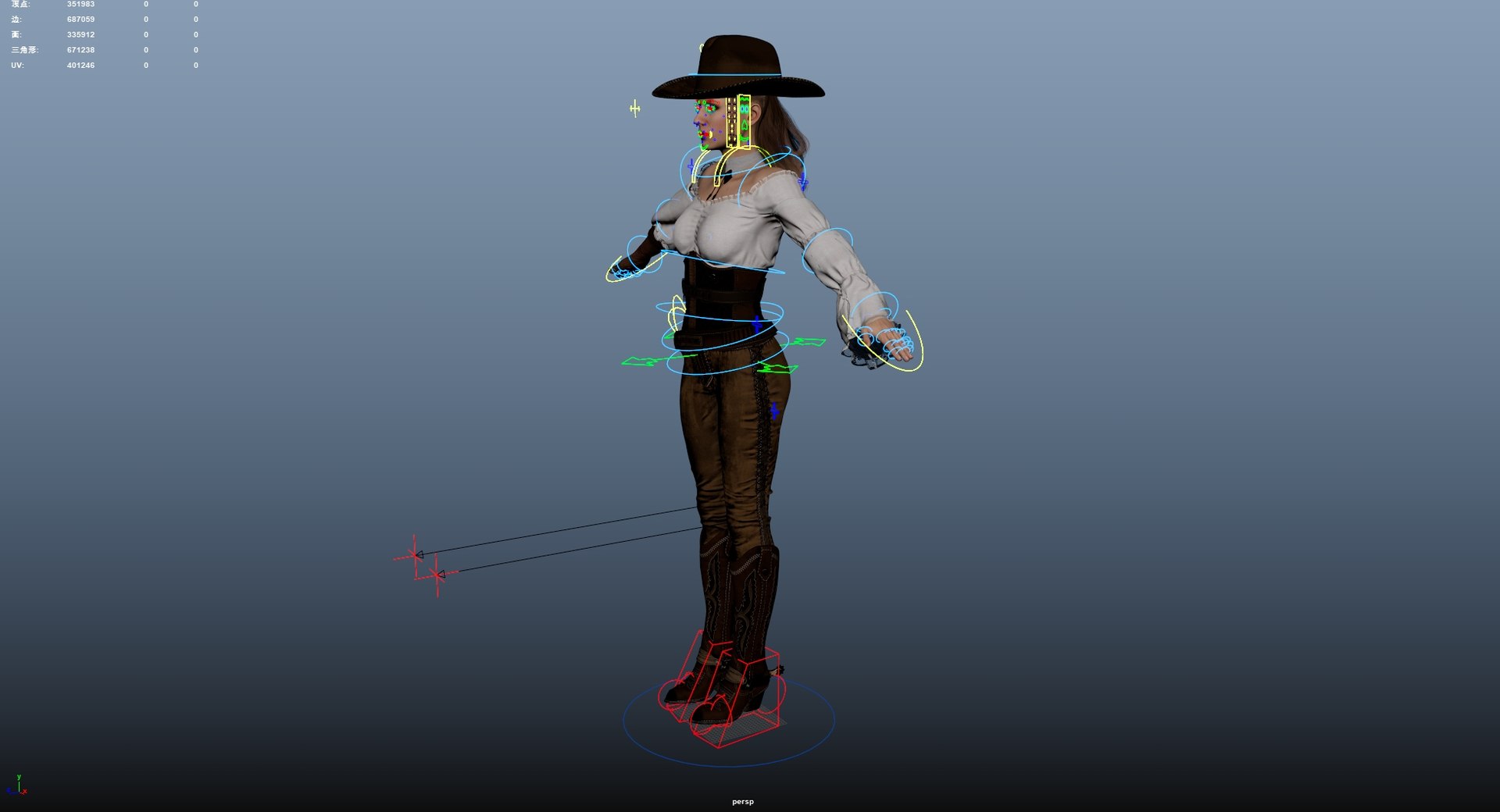 3D model Cowboy Girl https://p.turbosquid.com/ts-thumb/vT/OXrf8R/un/20250702130359/png/1751600035/1920x1080/fit_q87/2097a619d875faabf991afae08ba9a2596629315/20250702130359.jpg
