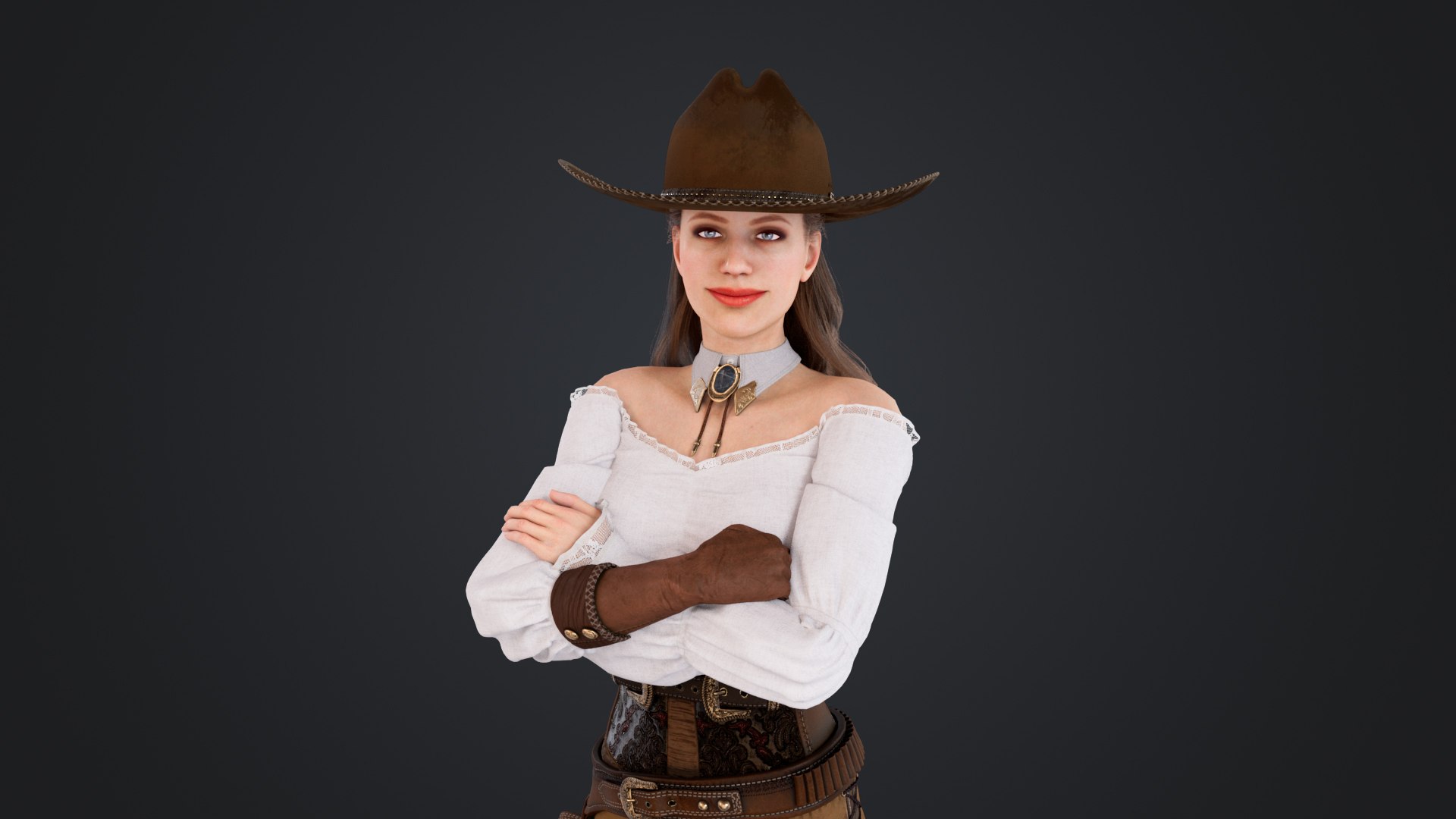 3D model Cowboy Girl https://p.turbosquid.com/ts-thumb/vT/OXrf8R/wb/cowboygirl_117/jpg/1751599978/1920x1080/fit_q87/d24de25c01921e129474afb86fabc102decde016/cowboygirl_117.jpg