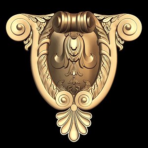(470) Decor Element -3d STL model for CNC