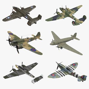 Vintage Military Bombers Rigged Collection 2