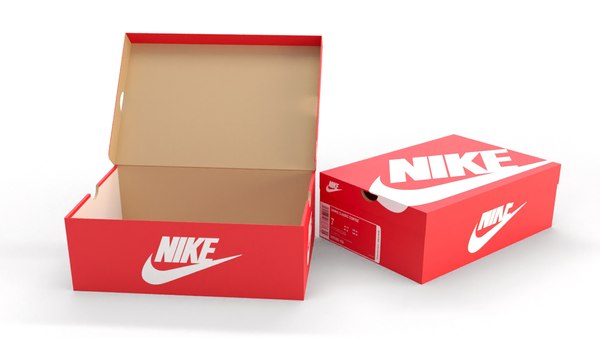 3d Caja de zapatos Nike - Rojo - TurboSquid 1588427