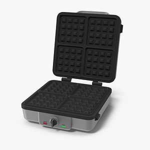 Square Waffle Maker 3D Model