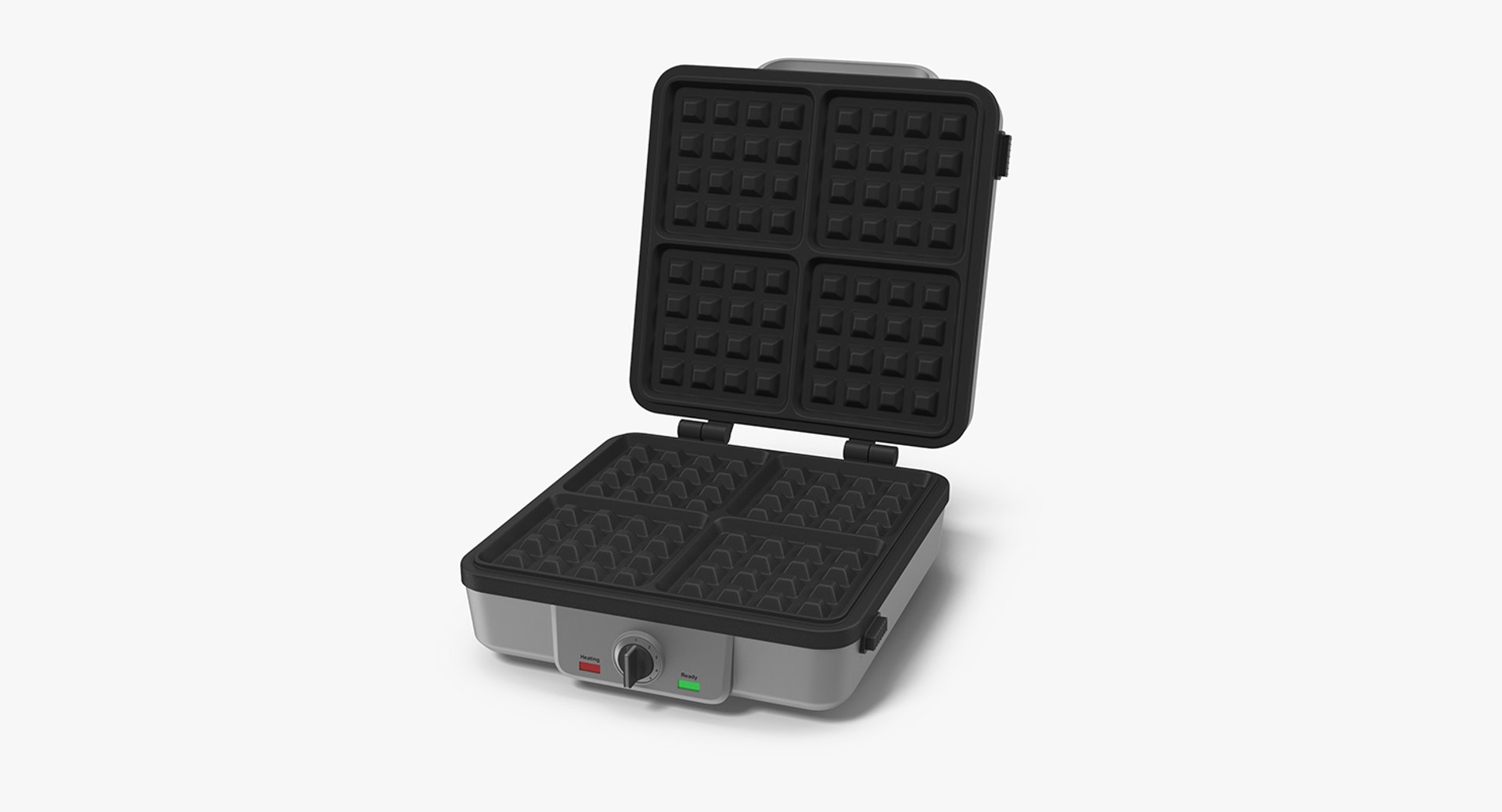 Square Waffle Maker 3D Model 3D model preview