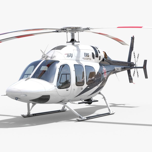 bell 429 navy 3d model