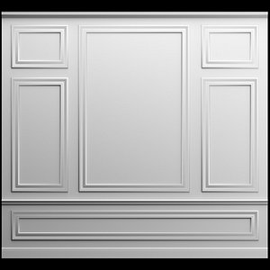 3D molding wall model