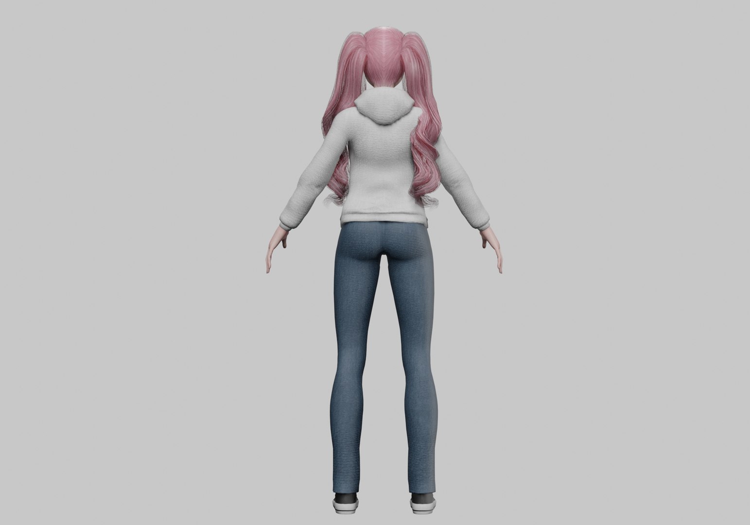 Anime Basic Girl V37354 - TurboSquid 2269149