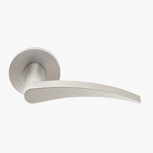 3D Eurospec Volantes Satin Stainless Steel Door Handle