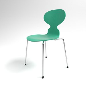 interior fritz hansen ant 3D