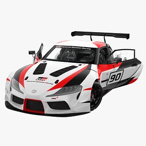 Toyota Supra GR Racing Concept Rigged