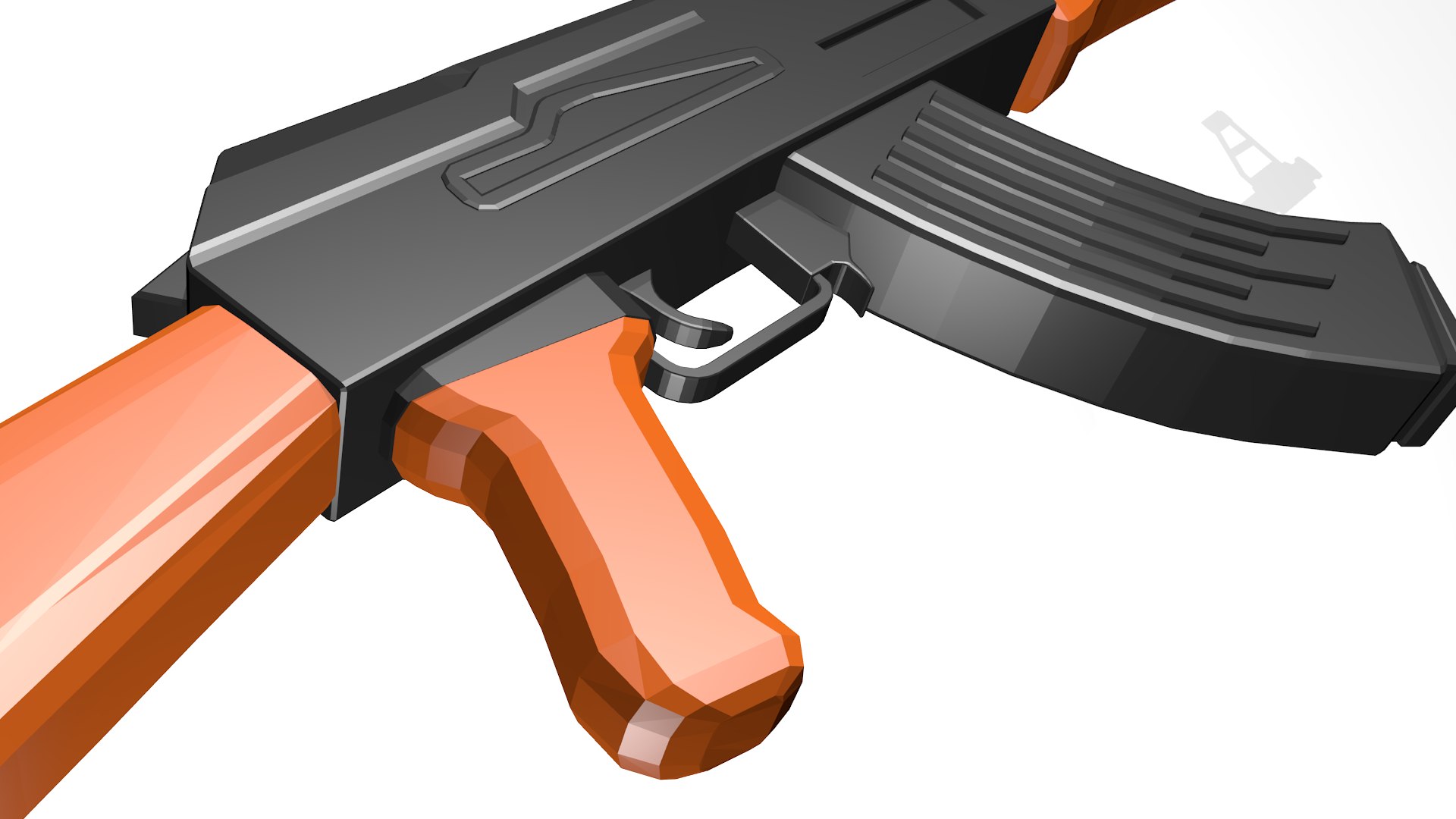 3D Low Poly AK-47 Model - TurboSquid 1836965