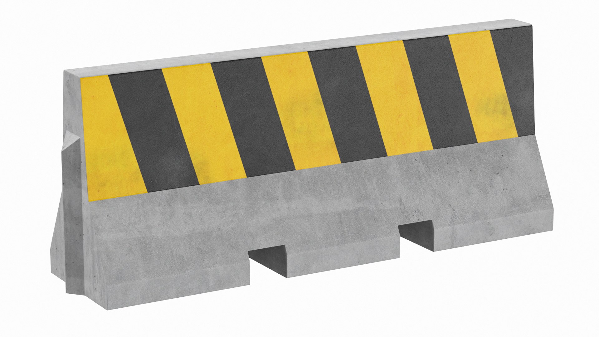 3D Concrete Traffic Barrier 01 - TurboSquid 2069824