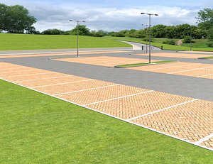 car park 3D model