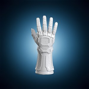 3D Sci-Fi Gauntlet 3D Print Model