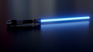 3D Obi-Wan Kenobi Lightsaber model