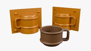 Premold for Cylindrical Mug CUP-PREMOLD 3D