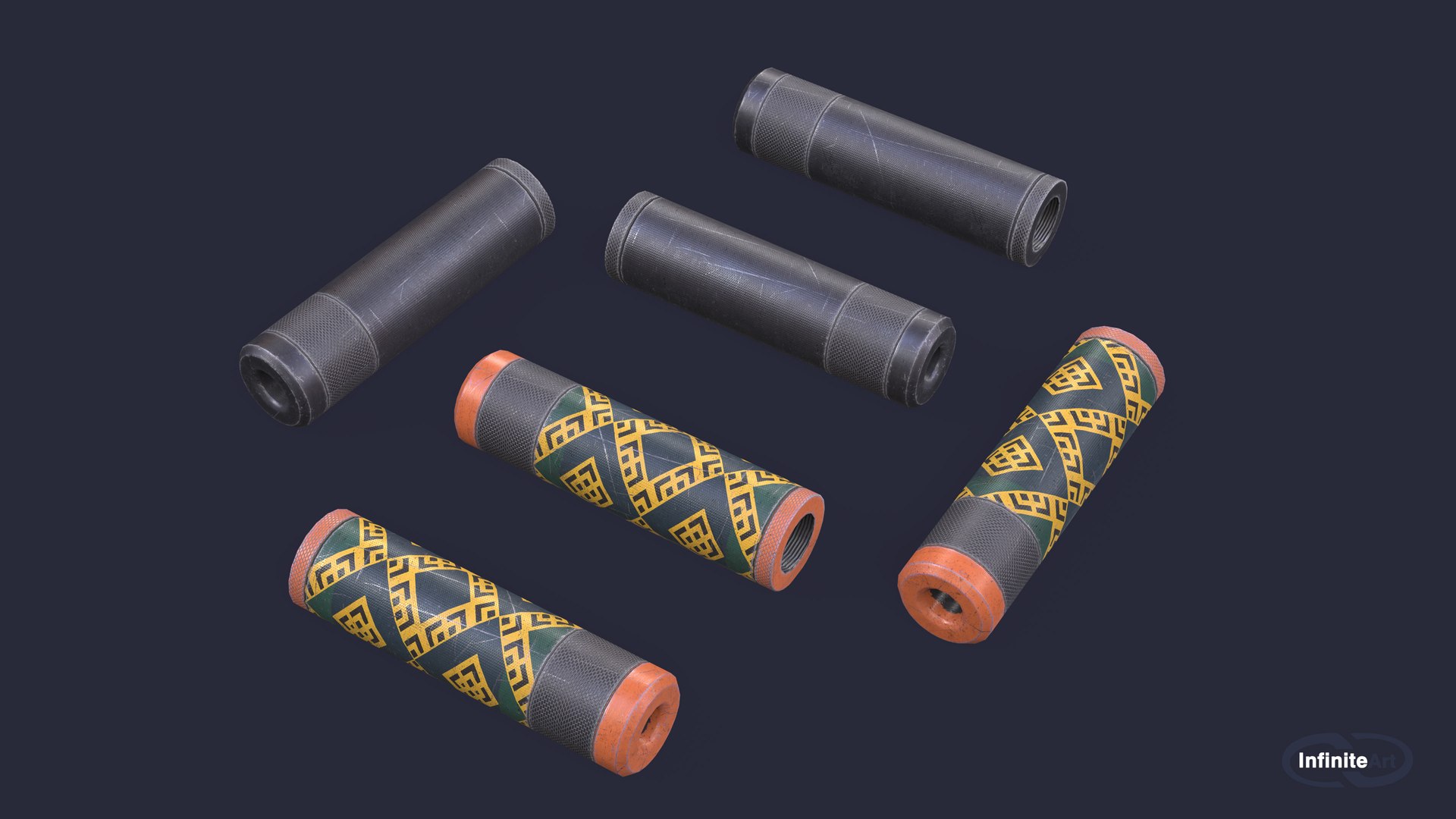 Flash-Hider suppressor model https://p.turbosquid.com/ts-thumb/vT/uIg4sj/Jl/9/jpg/1649658893/1920x1080/fit_q87/de73a7c07e126e04b8eb391521060fbb8f10304d/9.jpg