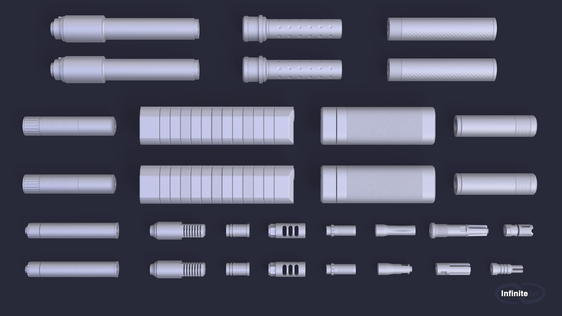 Flash-Hider suppressor model https://p.turbosquid.com/ts-thumb/vT/uIg4sj/lM/2/jpg/1649658891/1920x1080/fit_q87/82ca464f728f4d54f4d6dfb09ad7df61f74f94bf/2.jpg