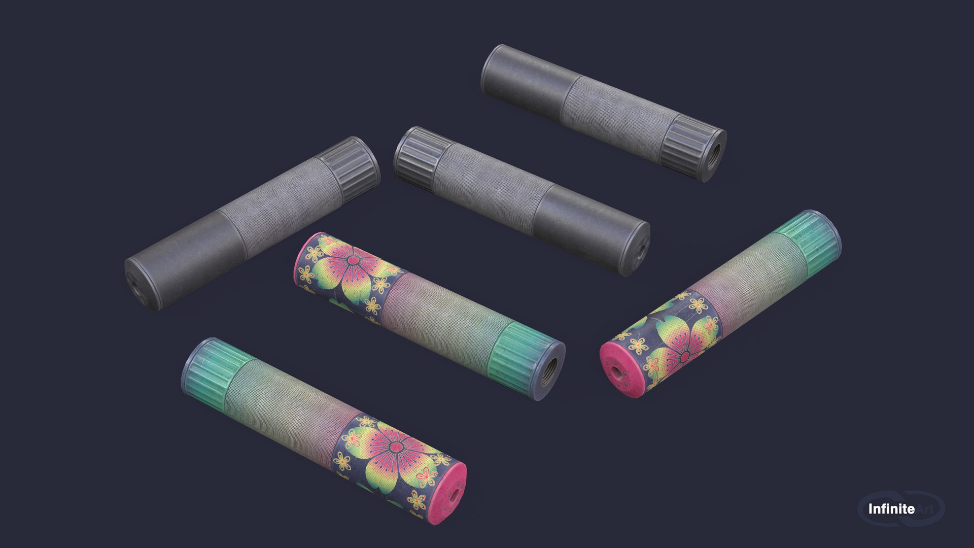 Flash-Hider suppressor model https://p.turbosquid.com/ts-thumb/vT/uIg4sj/wd/11/jpg/1649658890/1920x1080/fit_q87/27ffbceb935376cac3de33ac6e45205b897146e5/11.jpg