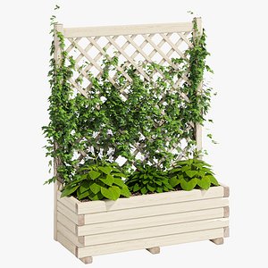 Planter With Lattice 2