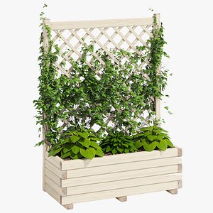 Planter With Lattice 2