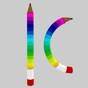 magic rainbow pencil (game ready)