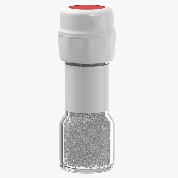 Spice Bottle 02 Blank and Generic Label 3D