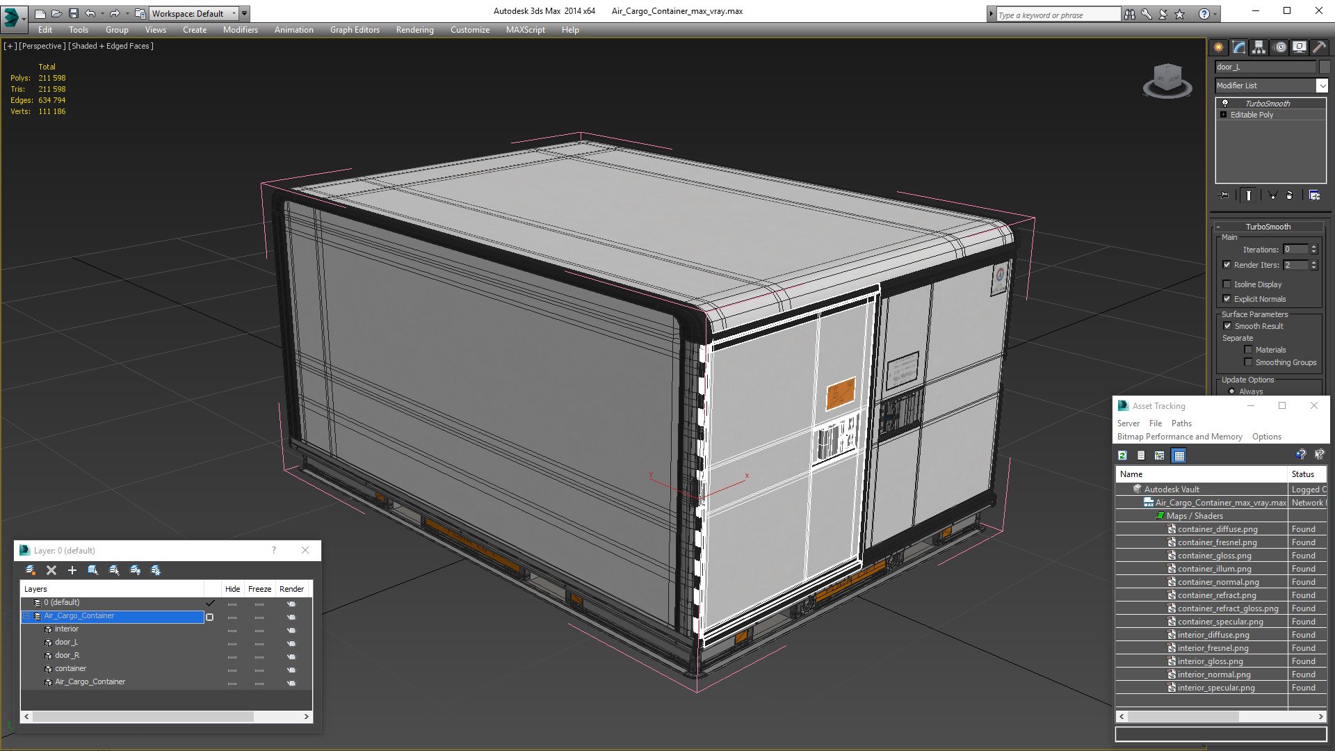 Air Cargo Container 3D model - TurboSquid 2051614