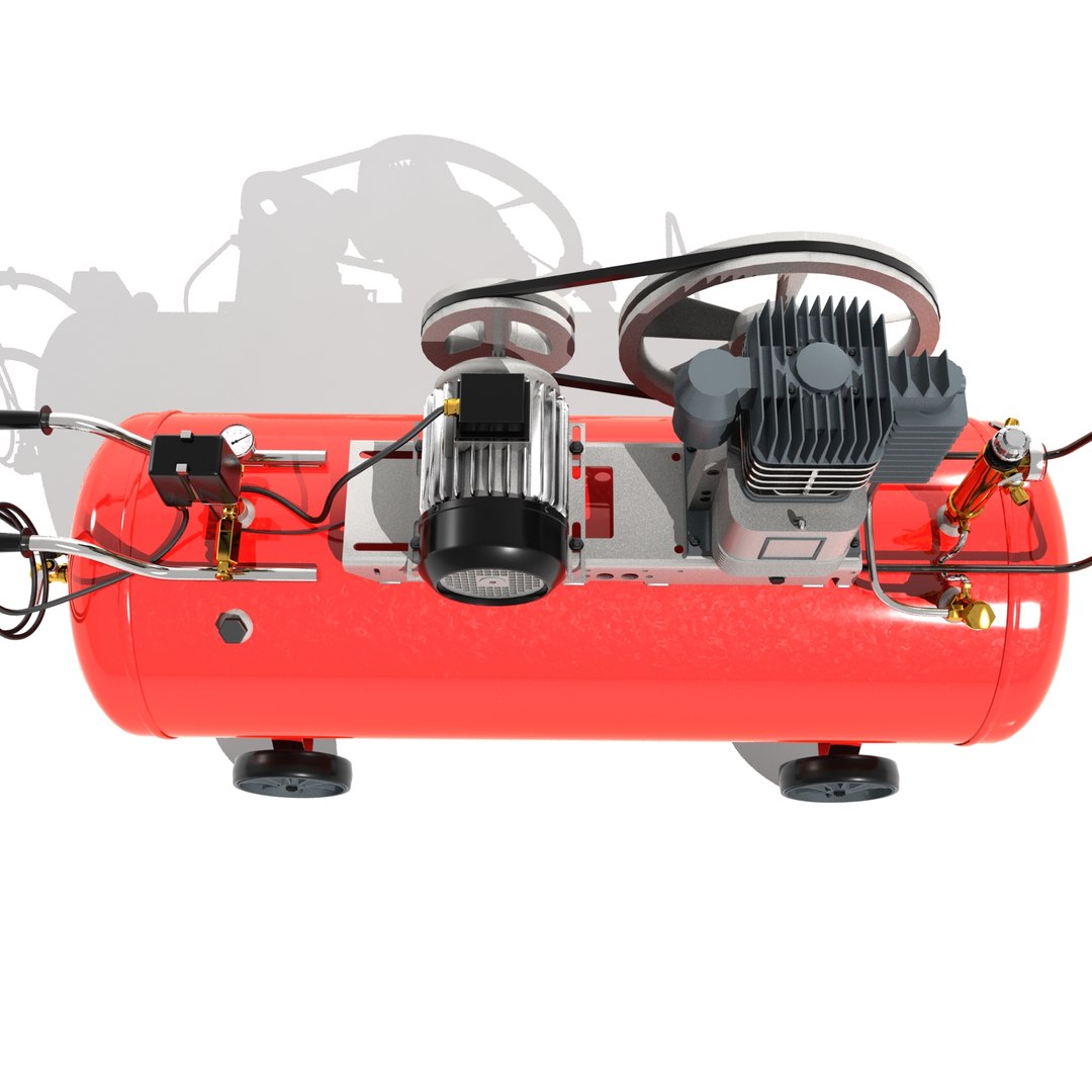 Electric Air Compressor 3D Model - TurboSquid 1281757