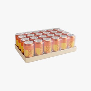 Orange Soda Can Pack of 24