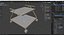 food trolley beverage cart 3d model