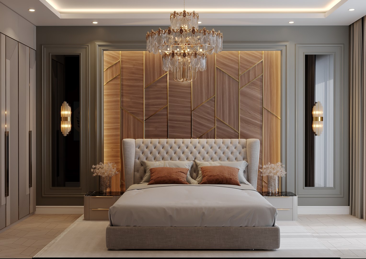 3D Bedroom Design - TurboSquid 2298071