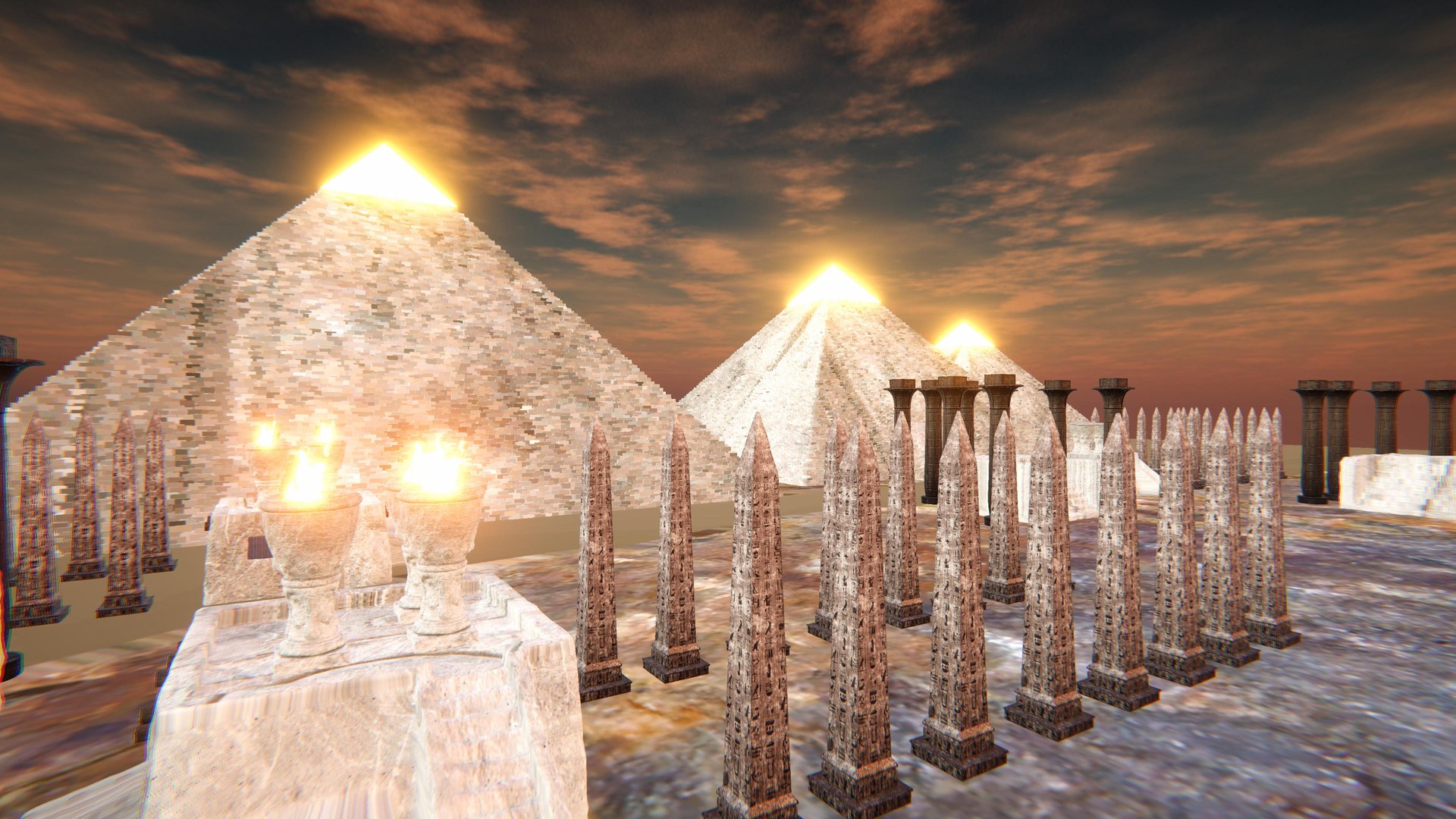 Ancient Egypt City Pack With Unity Asset Ready 3D Model - TurboSquid ...