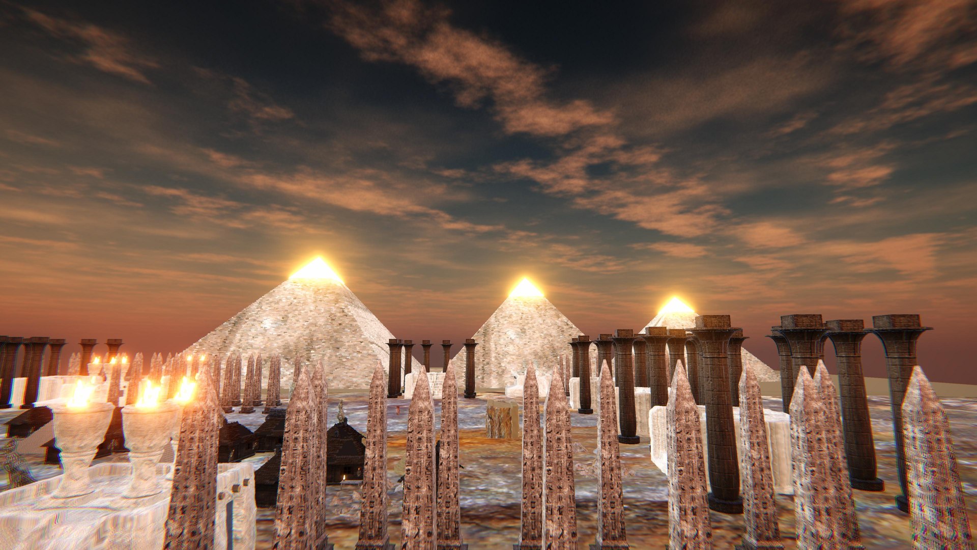 Ancient Egypt City Pack With Unity Asset Ready 3D Model - TurboSquid ...