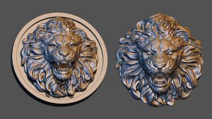 3D model Lion Head