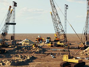 large construction site